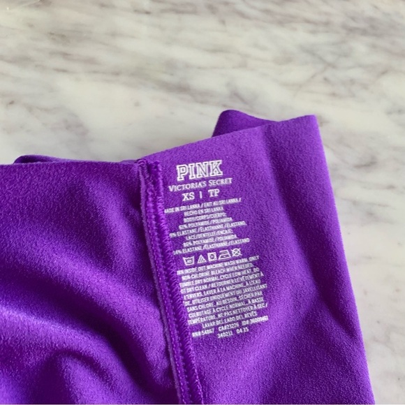 Bright Purple Cheeky Lace Trim Hiphugger No-Show Panties Undies - Picture 3 of 4